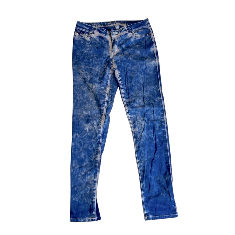Michael Kors Women's Jeans Acid Style Wash Medium Blue Tie Dye SZ 4